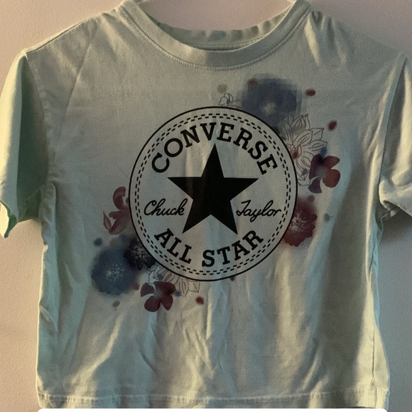 Medium girls Converse shirt size (7/8) - Picture 1 of 4